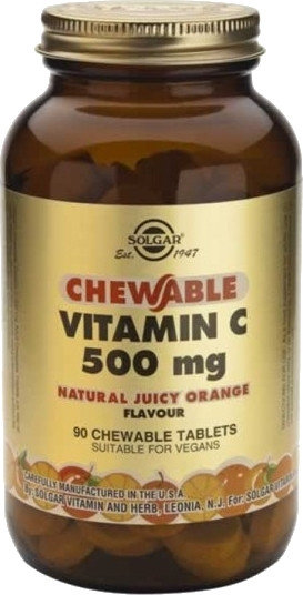 Solgar Chewable Vitamin C 500mg Orange 90chew.tabs