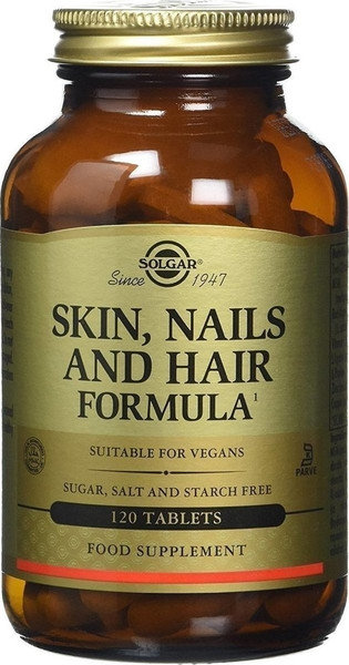 Solgar Skin Nails and Hair Formula 120tabs
