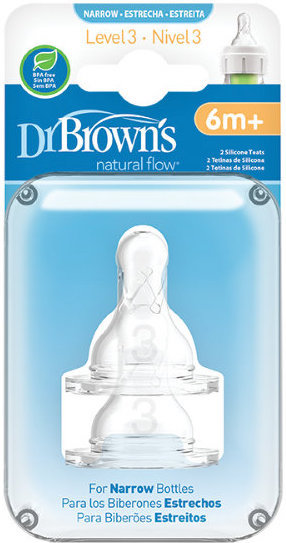 Dr. Brown's 332 Options+ Θηλές 6+ μηνών 2τμχ
