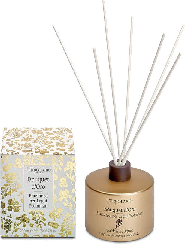 L' Erbolario GoldenBouquet Fragrance Scented WoodStick 200ml