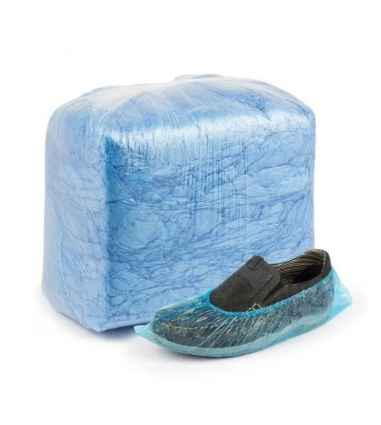 Plastic Shoe Cover Blue One Size Ποδονάρια 1000τμχ