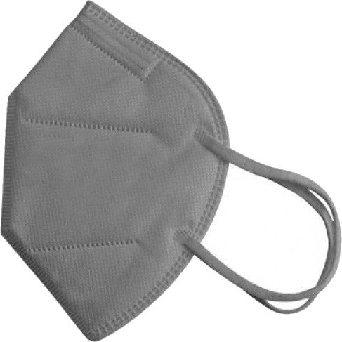Disposable Face Protection Mask KN95 FFP2 Grey 1τμχ