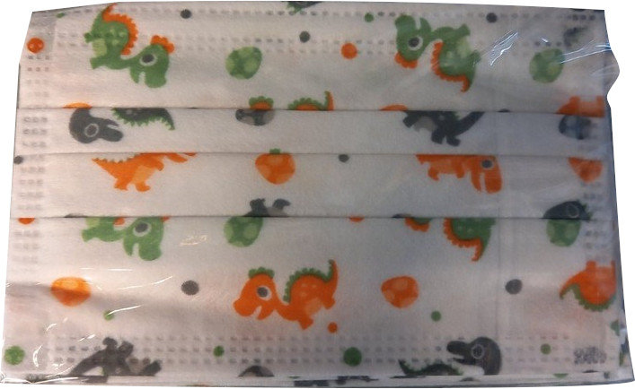Mountain High Children's Face Mask Dinosaurs 5-12Y 5τμχ