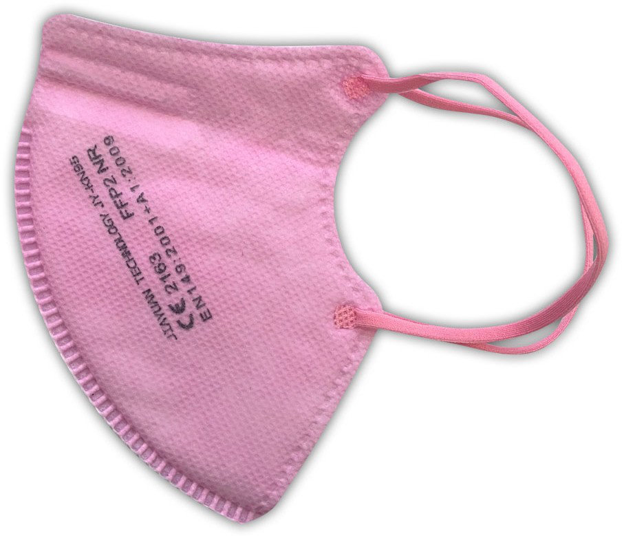Famex Kids Mask KN95-FFP2 Pink 1τμχ