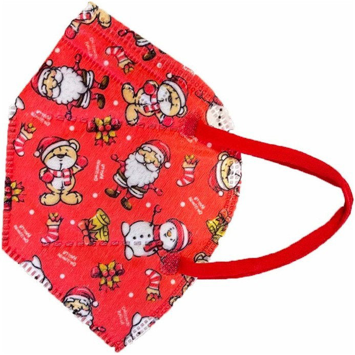 Welooo Kids Mask KN95-FFP2 Santa Claus & Snowman 1τμχ