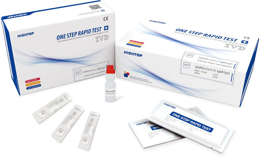 Hightop One Step Rapid Test SARS-CoV-2 IgM/IgG 25τμχ