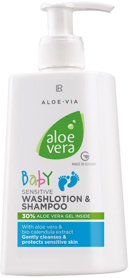LR Aloe Vera Baby Sensitive Αφρόλουτρο & Σαμπουάν 250ml