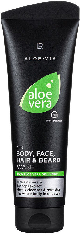 LR Aloe Vera 4σε1 Σαμπουάν για Σώμα Πρόσωπο Μαλλιά Γένια