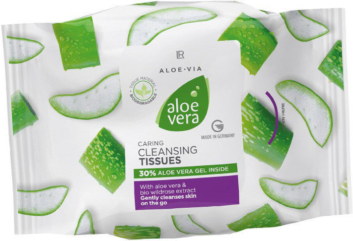 LR Aloe Vera Περιποιητικά Μαντηλάκια Καθαρισμού 25τμχ