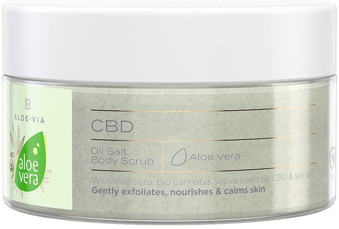 LR Aloe Vera CBD Oil Salt Body Scrub 300gr