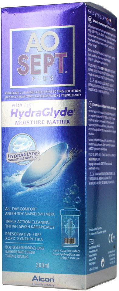 Alcon Aosept Plus Hydraglyde 360ml