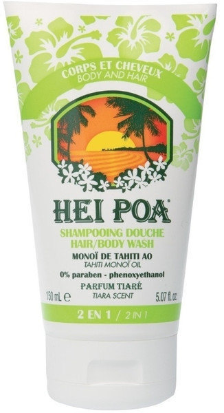 Hei Poa Exfoliating Shower Gel Monoi Oil & Black Sand 150ml