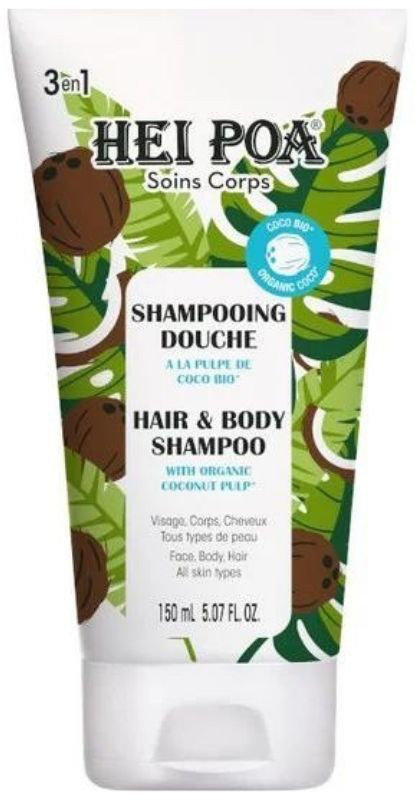 Hei Poa Hair & Body Shampoo with Organic Coconut Pulp 150ml