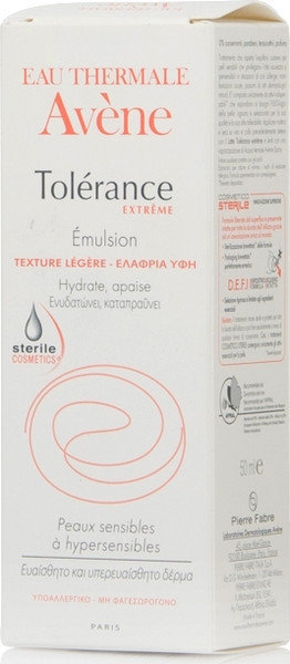 Avene Tolerance Extreme Creme Legere Sensitive Normal 50ml