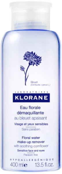 Klorane Floral Water Make-Up Remover For Face & Eyes 400ml