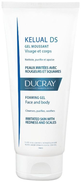 Ducray Kelual DS Foaming Gel Face Body 200ml
