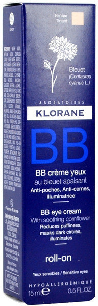 Klorane Bleuet BB Eye Cream Tinted Roll-on 15ml