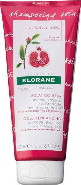 Klorane Shampoo Pomegranate Color Enchancing Tube 200ml