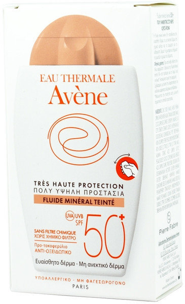 Avene Fluide Mineral Teinte SPF50+ Sensitive Skin 40ml