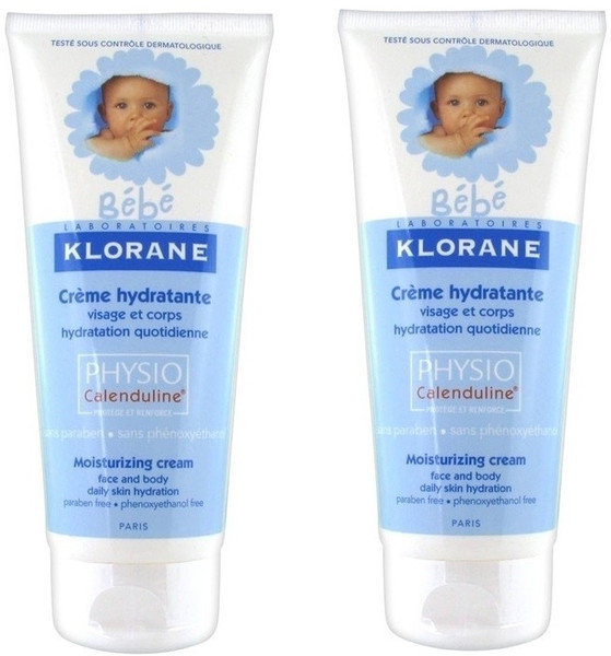 Klorane Bebe Creme Hydratante 2x200ml