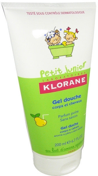 Klorane Petit Junior Shower Gel with Smooth Pear 200ml