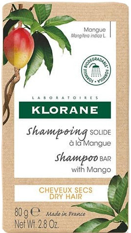 Klorane Shampoo Bar with Mango Dry Hair  80gr
