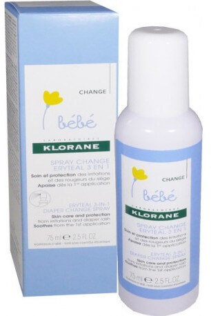 Klorane Bebe Eryteal 3in1 Diaper Change Spray 75ml