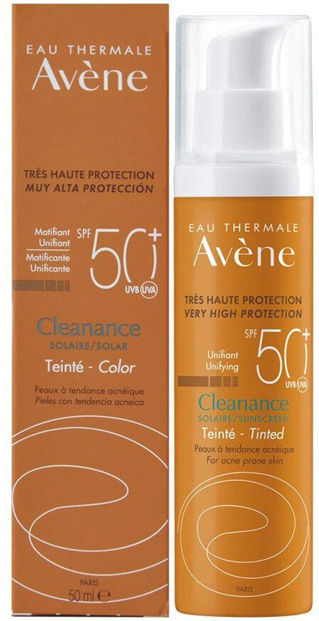 Avene Cleanance Unifying Tinted Sunscreen SPF50+ 50ml