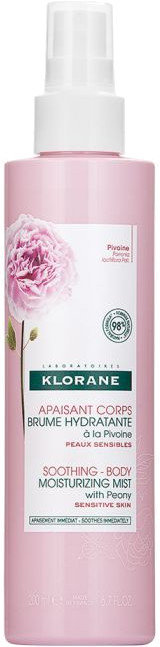 Klorane Soothing Body Moisturizing Mist with Peony 200ml