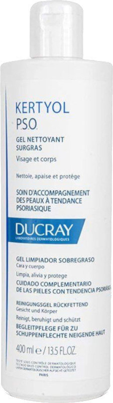 Ducray Kertyol P S O Ultra Rich CleansingGel Face Body 400ml