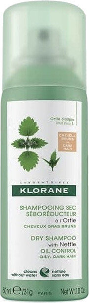 Klorane Dry Shampoo Ortie Dark Hair Oil Control 50ml