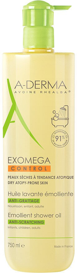 A-Derma Exomega Control Emollient Shower Oil 750ml