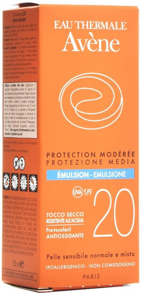Avene Sun Emulsion SPF20 Sensitive Normal Combination 50ml