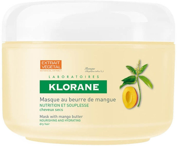 Klorane Mango Butter Hair Mask for Dry Hair 150ml