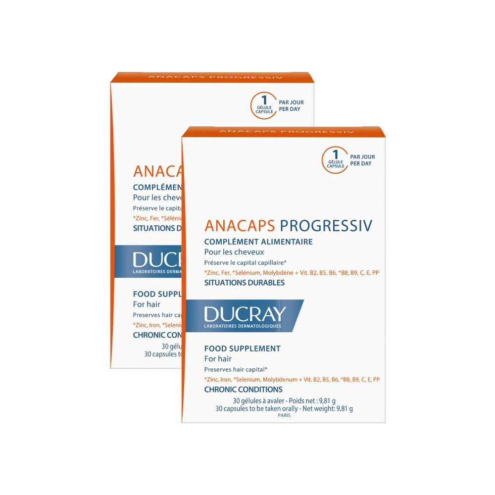 Ducray Anacaps Progressiv Duo Pack 2x30caps