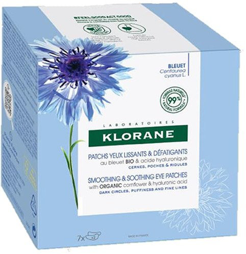 Klorane Bleuet Smoothing & Soothing Eye Patches 14τμχ