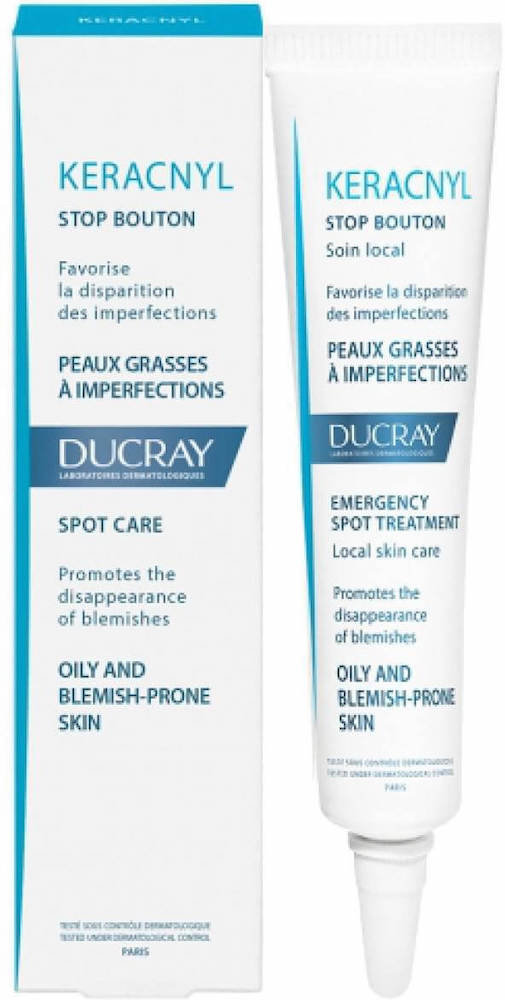 Ducray Keracnyl Stop Bouton Oily Blemish Prone Skin 10ml