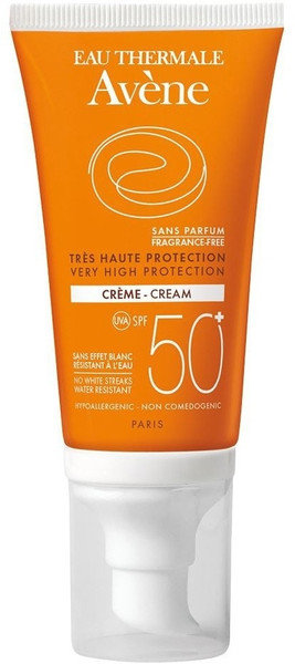 Avene Fragrance Free For Dry Sensitive Skin SPF50+ 50ml