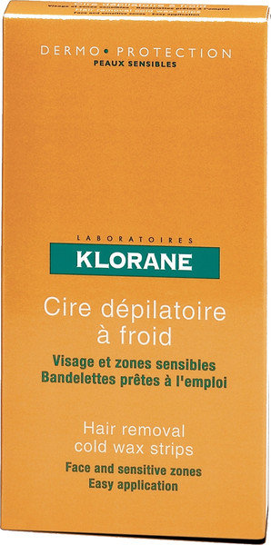Klorane Cold Wax Small Strips with Sweet Almond 6τμχ