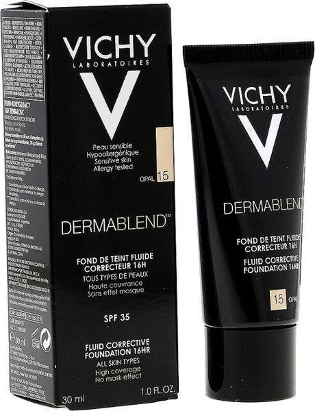 Vichy Dermablend Corrective Foundation Fluid 15 Opal 30ml