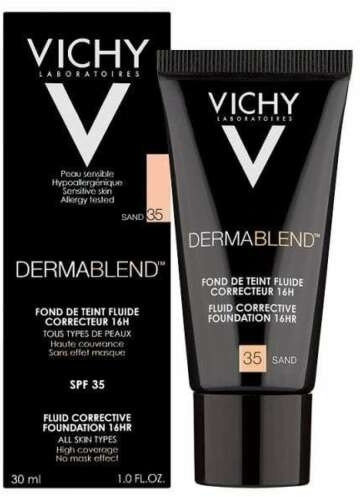 Vichy Dermablend Corrective Foundation Fluid 35 Sand 30ml 