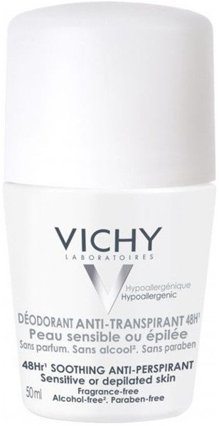 Vichy Deodorant 48h Sensitive Skin Roll On 50ml