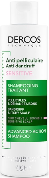Vichy Dercos Anti Dandruff Shampoo Sensitive Hair 200ml