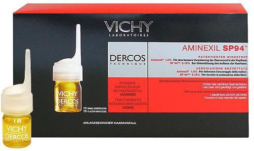Vichy Dercos Aminexil Pro Homme Traitment Anti-Chute 18x6ml