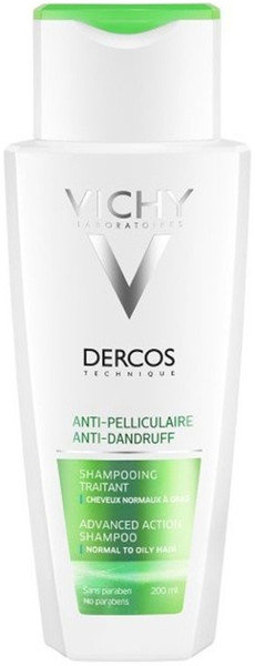 Vichy Dercos Anti-Dandruff Shampoo Normal to Oily Hair 200ml