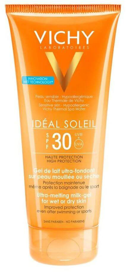 Vichy Ideal Soleil Milk-Gel Wet Skin Technology SPF30 200ml