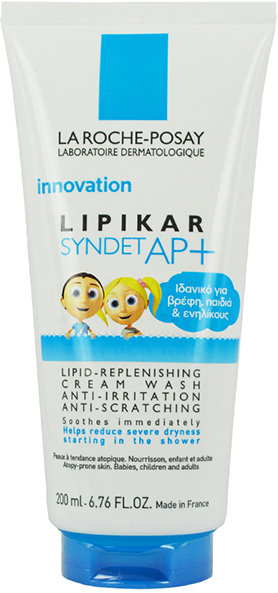 La Roche-Posay Lipikar Syndet AP+ Cream Atopic Skin 200ml