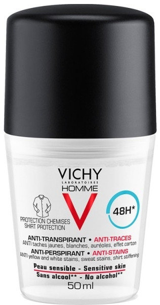 Homme 48hr Anti-Perspirant Anti-Stains Roll-On 50ml