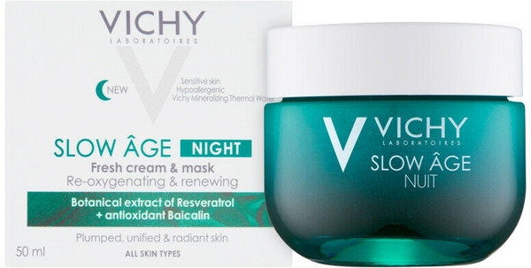 Vichy Slow Age Night Fresh Cream & Mask All Skin Types 50ml