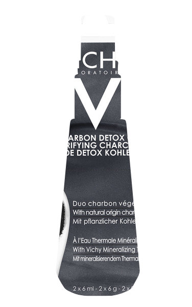 Vichy Detox Clarifying Charcoal Mask 2x6ml